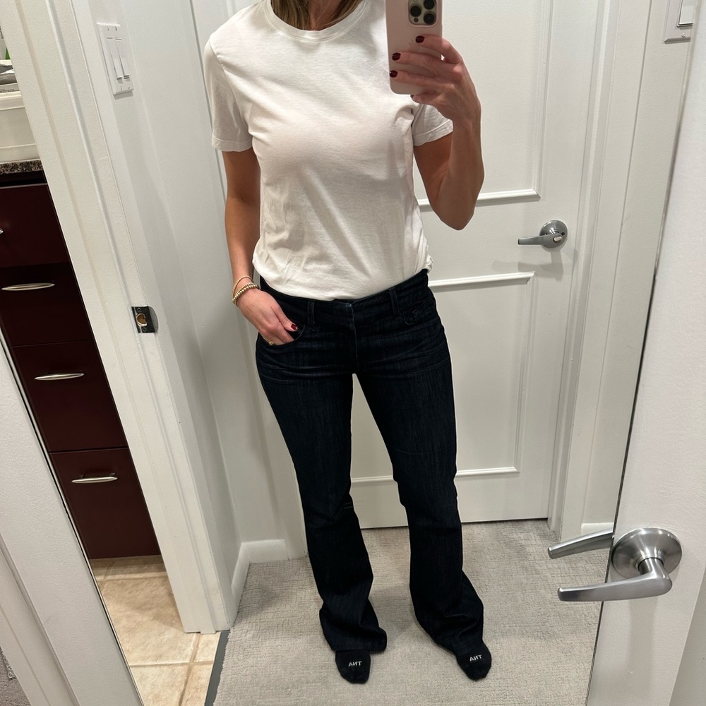 Paige size 27 dark denim flare